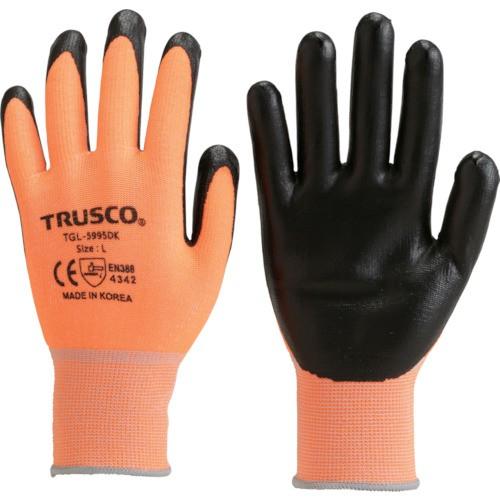 珍しい  ＴＲＵＳＣＯ　耐切創手袋　レベル３　蛍光オレンジ　Ｌ 工具セット