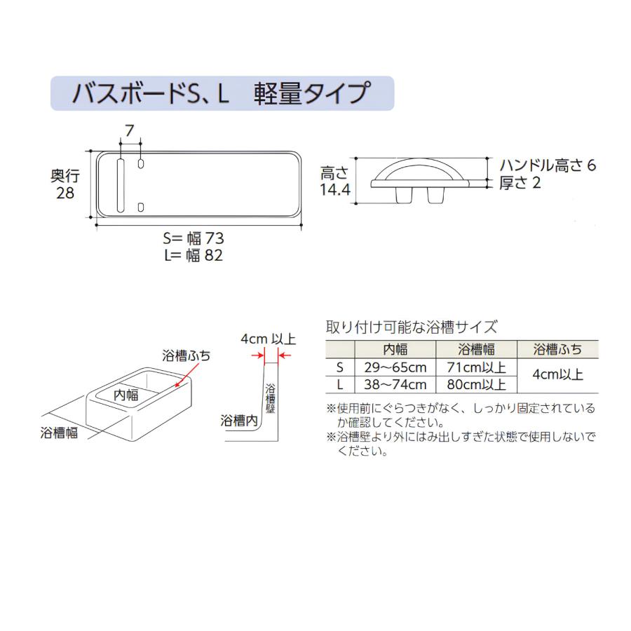 Panasonic（パナソニック） バスボード L 軽量タイプ VAL11002 浴槽