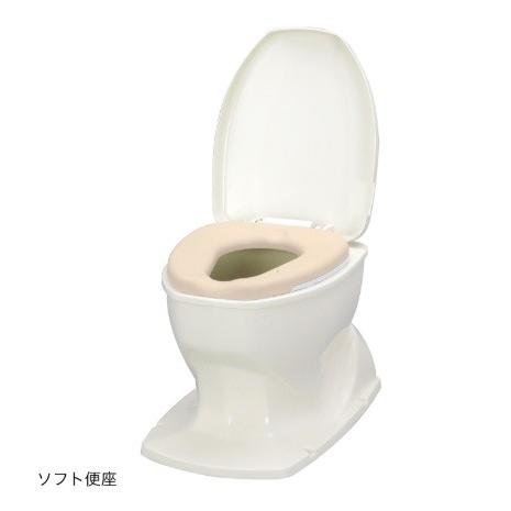 (アロン化成) 安寿 サニタリエース OD 据置式 ソフト便座タイプ ノーマル(補高スペーサー無し) 533-423 補高便座 工事不要 和式 トイレ かぶせる 便座高さ39cm