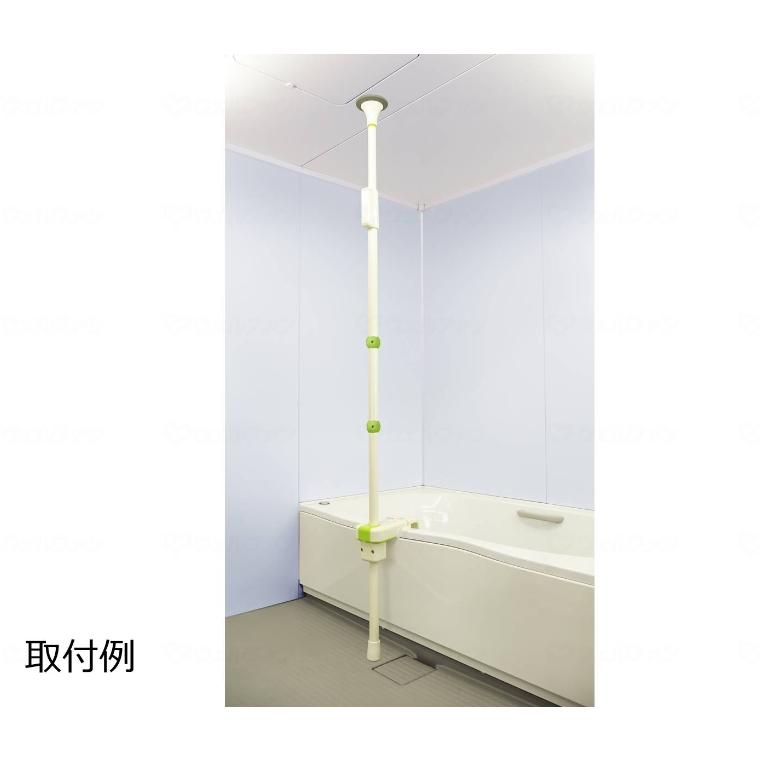 DIPPERホクメイ) マスカット ポールタイプ2 グリップ付 浴槽 突っ張型