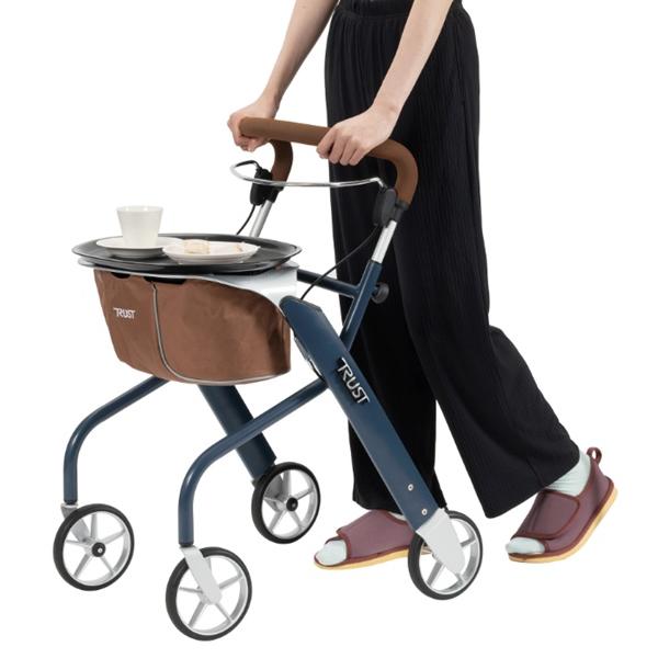 竹虎) 歩行車 レッツドリーム ミニ 室内用 歩行器 手押し車 おしゃれ