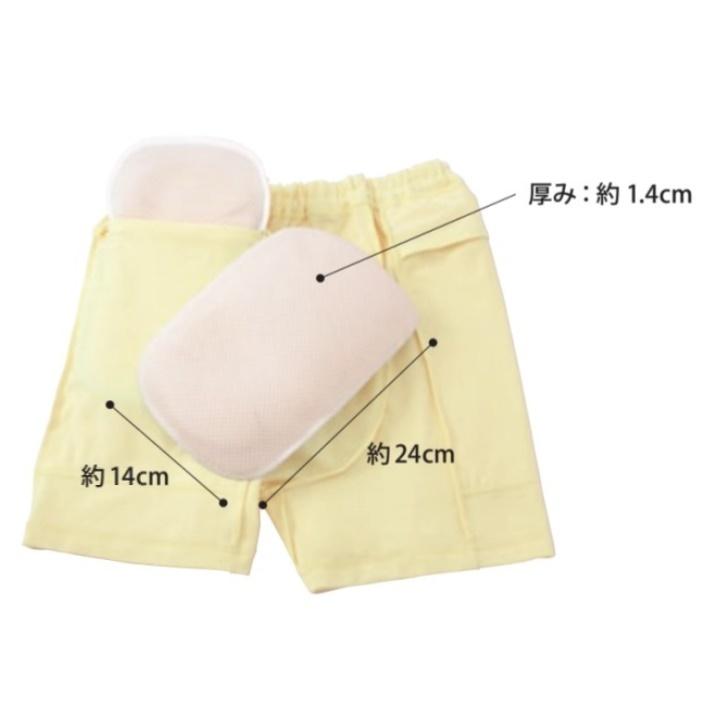 (日本エンゼル) ラ・クッションパンツ婦人用 3904-2 サイズS/M/L クリーム/ピンク 女性用 転倒 大腿骨 保護 骨折 予防 ANGEL | 日本エンゼル | 02