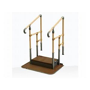 矢崎化工 あがりかまち用たちあっぷ ステップ台付 両手すり Cke 01 Mb 介護 玄関 手すり付き踏み台 段差昇降支え 置き型 置くだけ 簡単設置 工事不要 Cke 01 介護shopサンアイyahoo 店 通販 Yahoo ショッピング