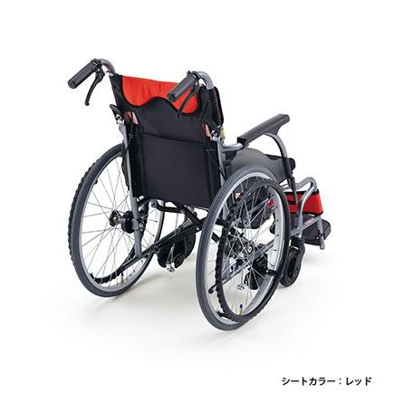 ミキ カルッタ CRT-1LoB 車椅子 自走式 自動ブレーキ 低床 エアタイヤ