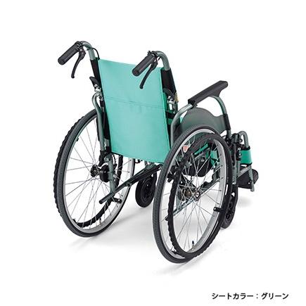 ミキ 自走式車椅子 軽量 コンパクト カルッタ CRT-3 肘掛跳ね上げ 外出