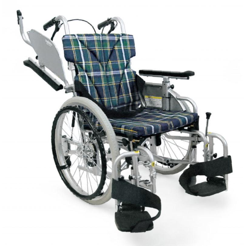カワムラサイクル) 室内用六輪自走用車いす こまわりくん KAK18-40B-LO 