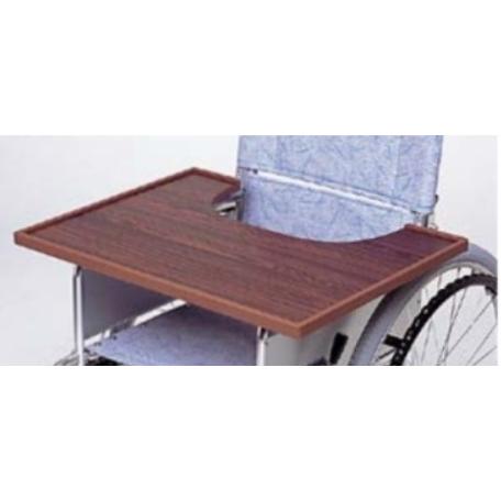 日進医療器 車いす用テーブル(大) カット大 KF-4DM マジック止め式 幅