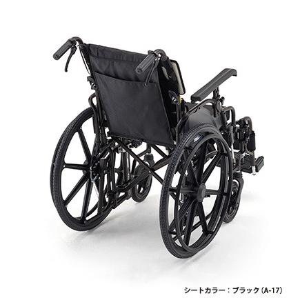 (ミキ) KJP-5 車椅子 自走式 ビッグサイズ 多機能タイプ ノーパンクタイヤ モジュール(座幅調節可能) 耐荷重130kg 法人宛送料無料｜sanai-kaigo2｜02