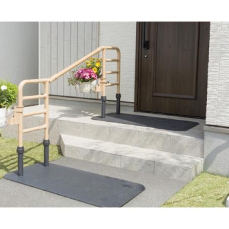 モルテン ルーツ エントランス 片手すり Mntpoe 介護 屋外用 階段 置き型 置くだけ 設置 工事不要 工事無し 種類 Mntpoe 介護shopサンアイyahoo 店 通販 Yahoo ショッピング