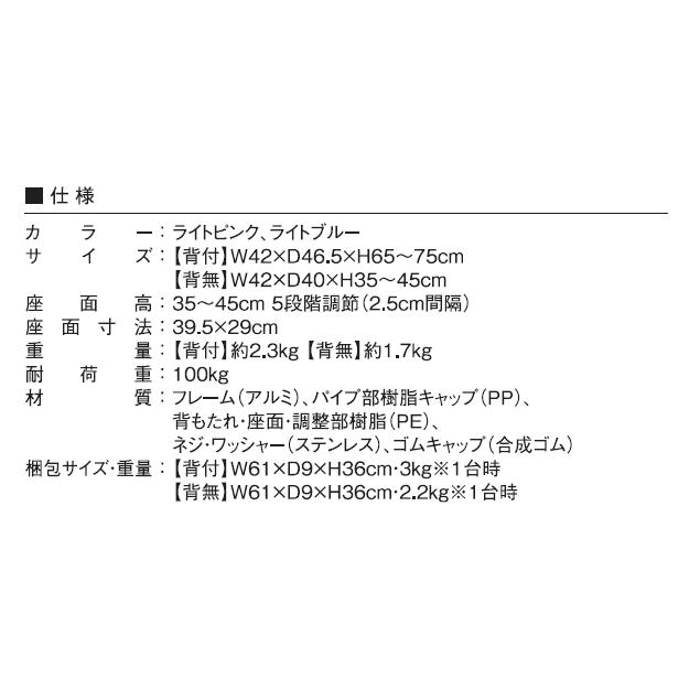 (マキテック) シャワーベンチMini 背無 SB-12LP SB-12LB シャワーチェア 入浴用 風呂 椅子 バスチェア 介護用