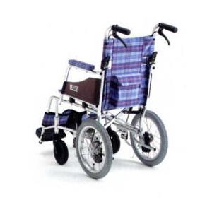 Miki 介助用車いす 送料無料 折りたたみ コンパクト ミキ ミキ (ミキ) スキット1 SKT-1 車椅子 エアータイヤ仕様 介助式