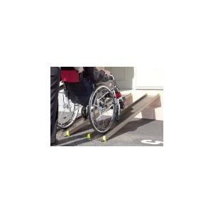 (アイシン軽金属) 軽々スロープ SS180 (2本1組 長さ180cm 耐荷重約300kg) 1800 車椅子用 スロープ 段差解消 屋外 階段 玄関 勾配 
