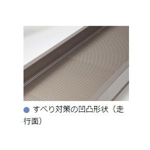 (アイシン軽金属) 軽々スロープ SS180 (2本1組 長さ180cm 耐荷重約300kg) 1800 車椅子用 スロープ 段差解消 屋外 階段 玄関 勾配 