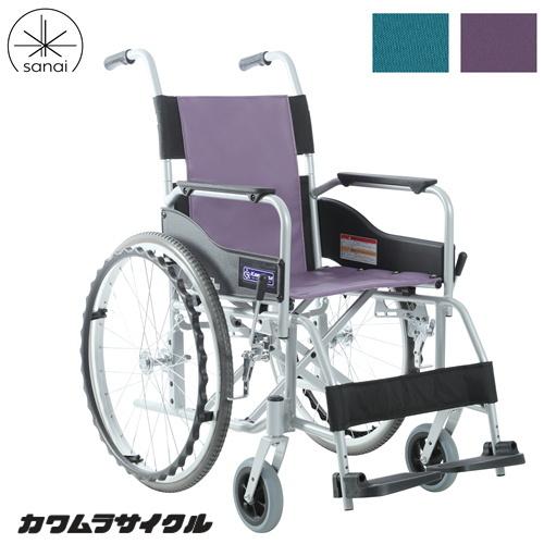 (カワムラサイクル) 車椅子 STAYER ステイヤー SY22-42N-SH 自走式 ノーパンクタイヤ 介助ブレーキ無し 背折れ無し 座幅42cm｜sanai-kaigo2