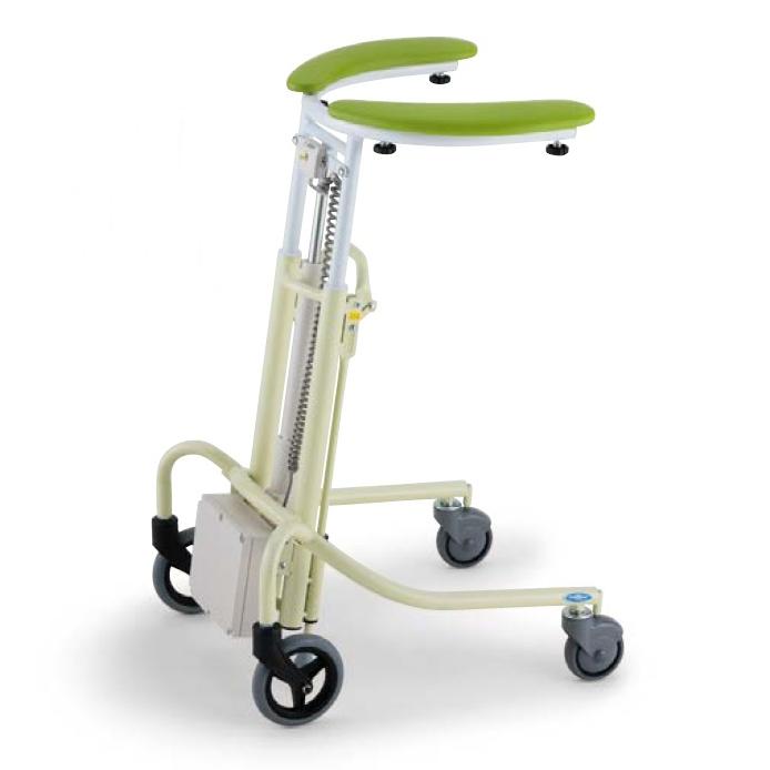 日進医療器) 電動トレウォークスリム 歩行車 歩行器 コンパクト 肘置き