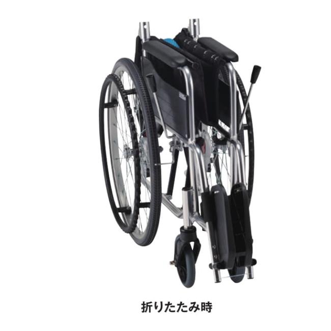 (マキテック) ユアーズ U-1 自走式 車椅子 標準タイプ ノーパンクタイヤ仕様