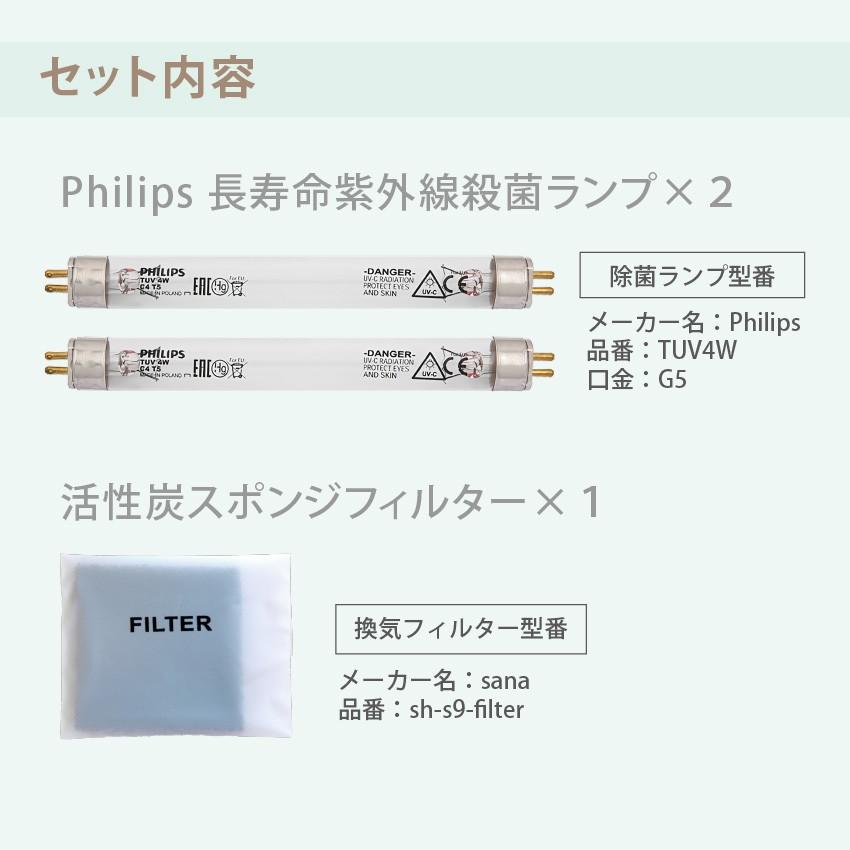 除菌ボックス S9 交換ランプ フィルター セット 哺乳瓶 スマホ 消毒