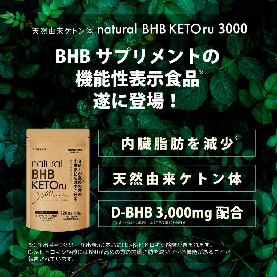 機能性表示食品 内臓脂肪を減少 ダイエット 天然由来ケトン体 natural