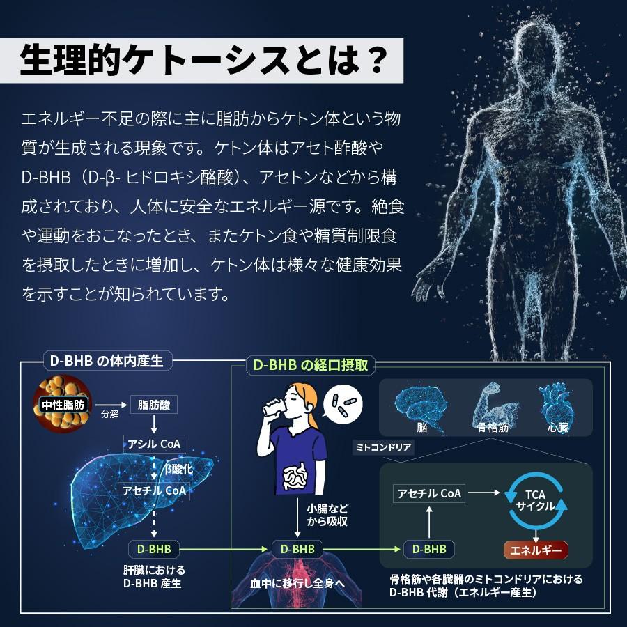 お試し3日分 ダイエットサプリ 天然由来ケトン体 natural BHB