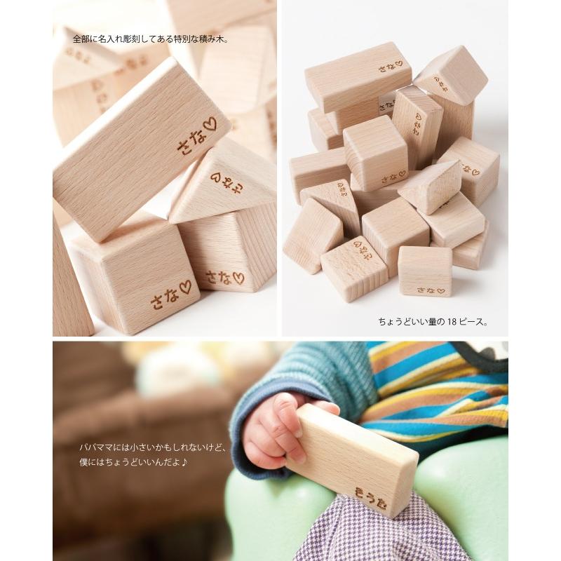 名入れ プレゼント 出産祝い お誕生日 出産祝い 名入れ 積み木 38ピース全部に名入れ 1歳 誕生日 ギフト 名前