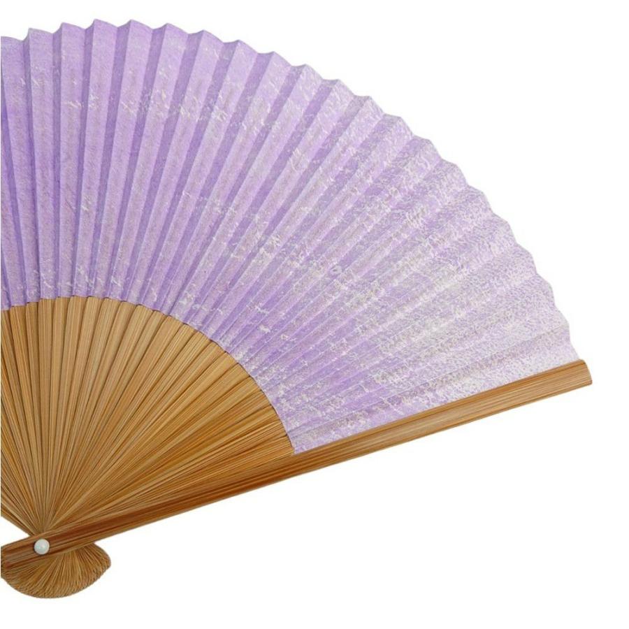 源氏物語扇子セット 5寸飾り扇 「源氏物語 浮舟」 台付きセット