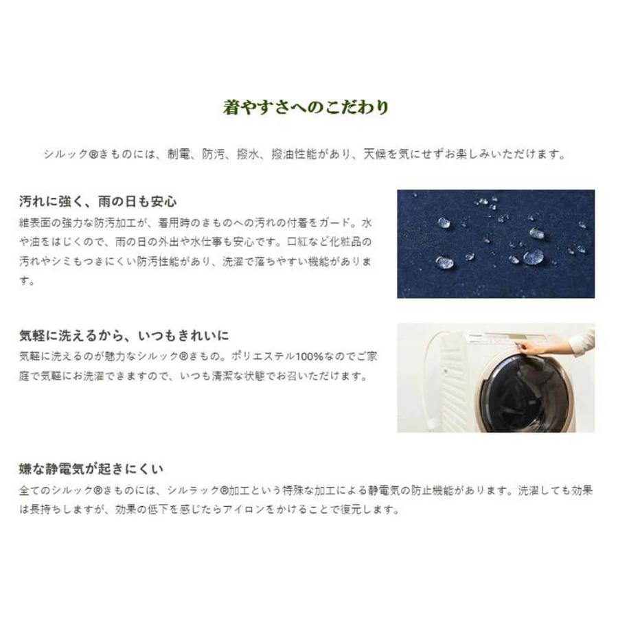 東レシルックきもの 棗（なつめ） 「猫更紗」の画像