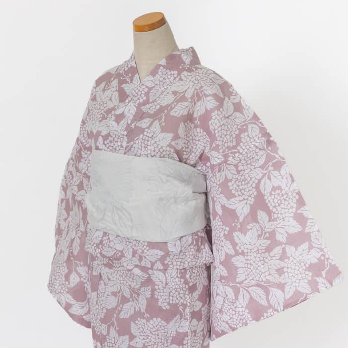 古今　浴衣　ピンク系　綿 古今浴衣ピンク系綿