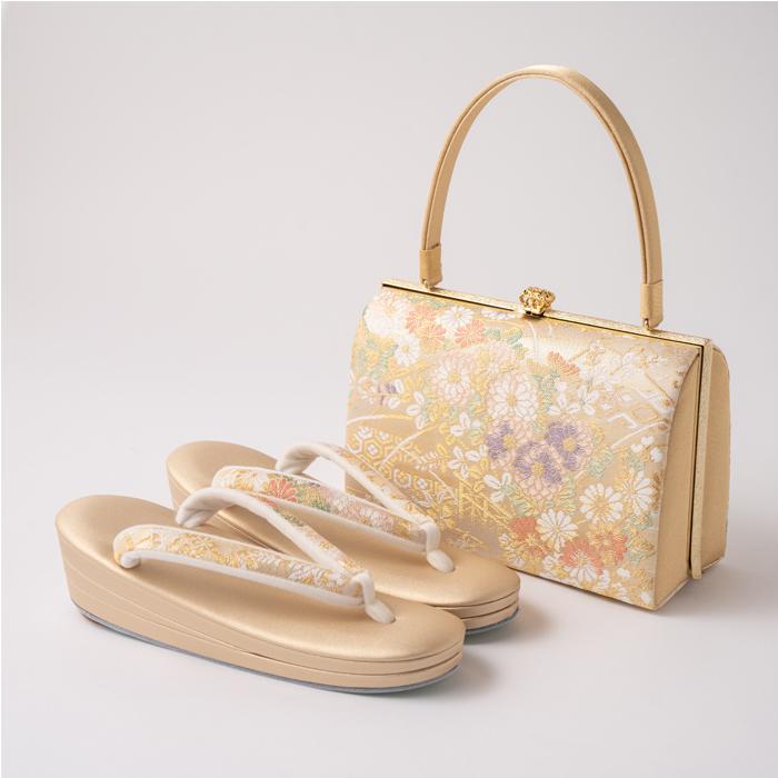 草履バッグセット ≪訪問着・振袖用≫ 和装小物 さんび 日本製 : さん