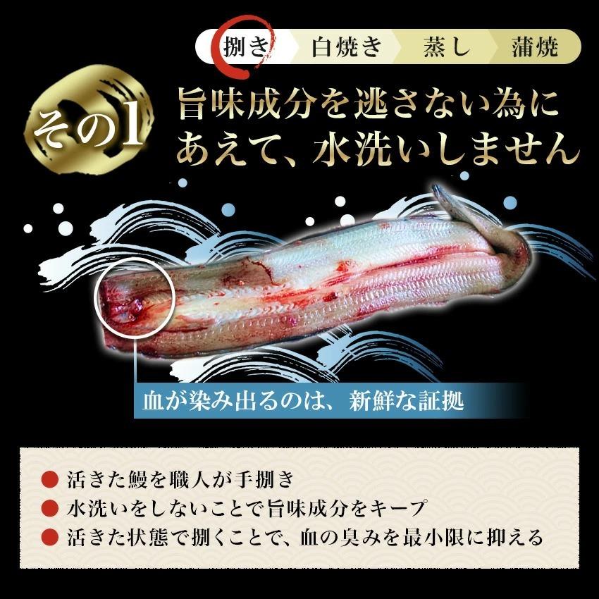 【無添加タレの浜名湖うなぎ】国産うなぎの最高峰 蒲焼き約110g×2本 無添加のタレ使用 ギフト 【送料無料】浜名湖産 静岡   父の日｜sanboshi｜09