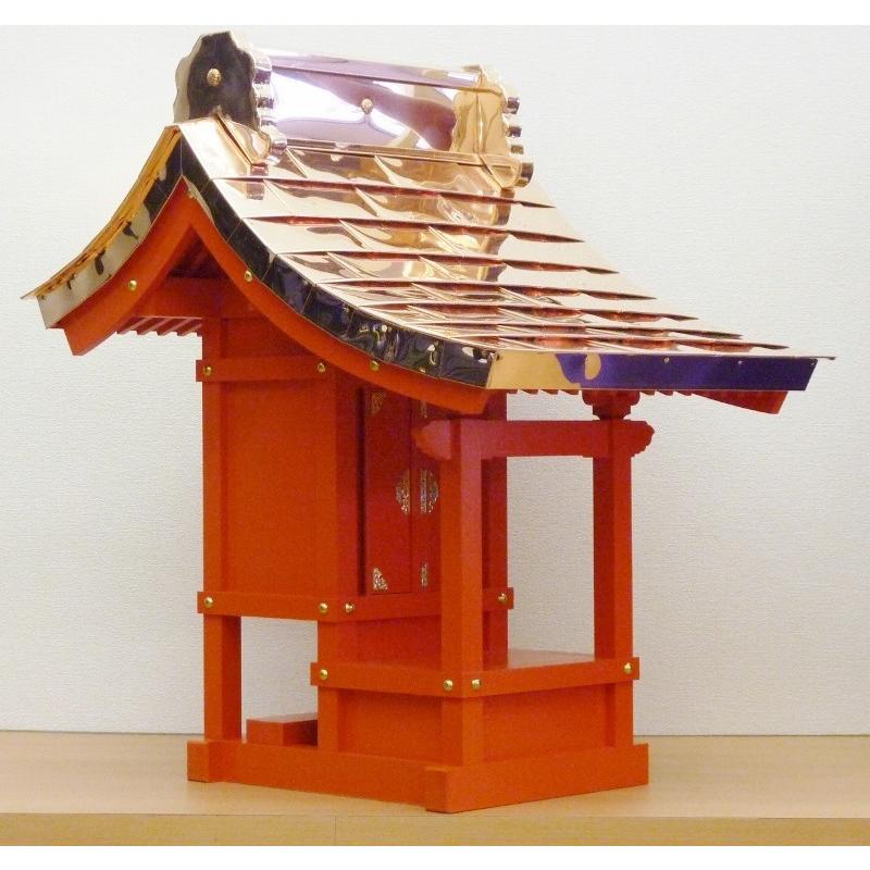 外宮 稲荷宮 朱塗 祠宮(ほこら宮)8.0 外祭宮 神棚 お社 神具 向拝宮 ほこら