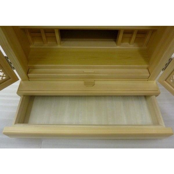 神徒壇 祖霊舎 桧製 国産 20号 神具一式付き 上置祖霊舎 上置神徒壇