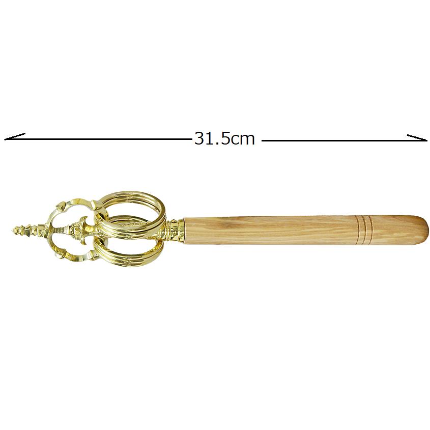 錫杖 上等品 31.5cm 密教法具・密教仏具・護摩法具・真言宗