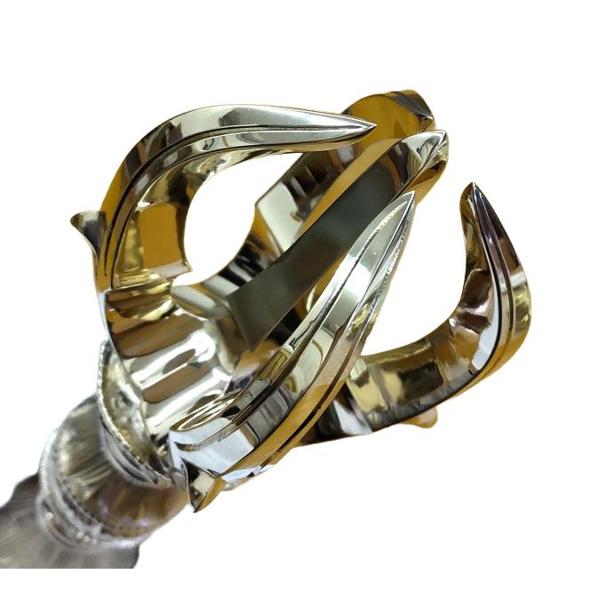 鳴金五鈷杵 18cm 細型 密教法具・密教仏具・護摩法具・真言宗・天台宗 
