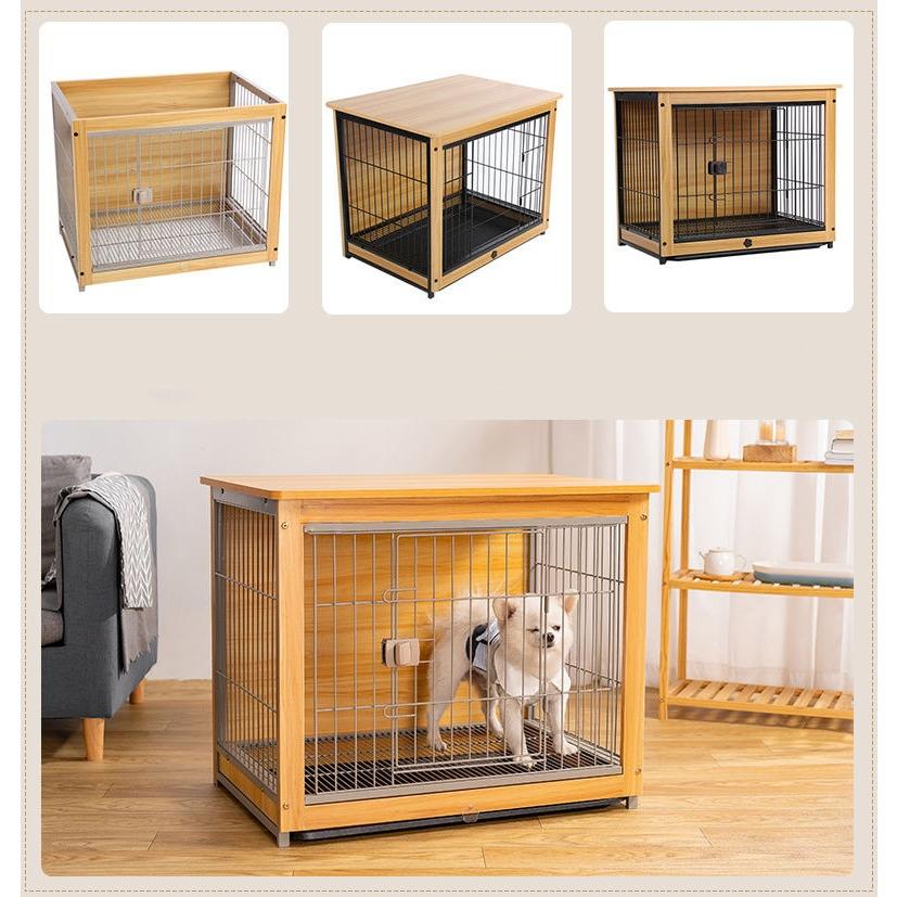 犬ケージ 期間限定ペットケージ 木製 ウッディサークル ナチュラル