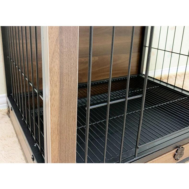 犬ケージ 期間限定ペットケージ 木製 ウッディサークル ナチュラル