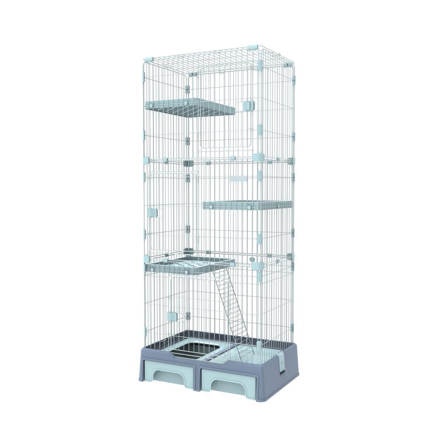 キャットケージ　3段 IRIS OHYAMA 猫 ケージ キャットケージ 3段 大型 猫ケージ