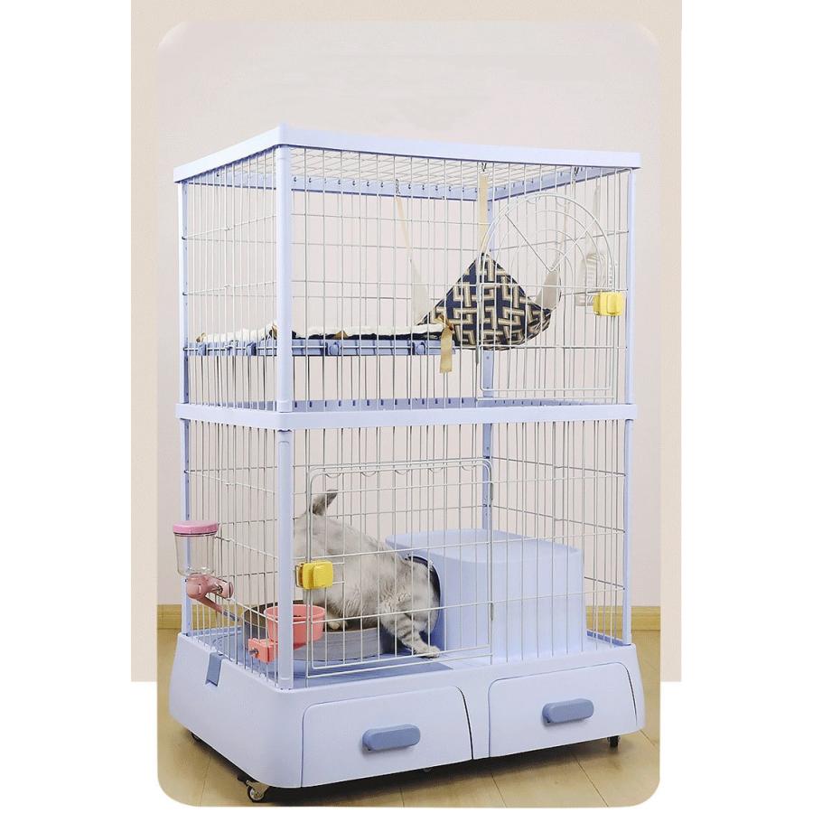 キャットケージ トイレ付き 2段 色々お付けします 大幅割引猫ケージ キャットケージ トイレ付き ケージ 2段 ゲージ