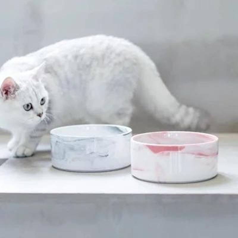 ペット ボウル マーブルピンク マーブルブラック フードボウル 犬 猫食器 陶器 大容量 850mlウォーター ボウル 犬猫用 餌入れ 水入れ 水飲みボウル G30 3cショップ 通販 Yahoo ショッピング