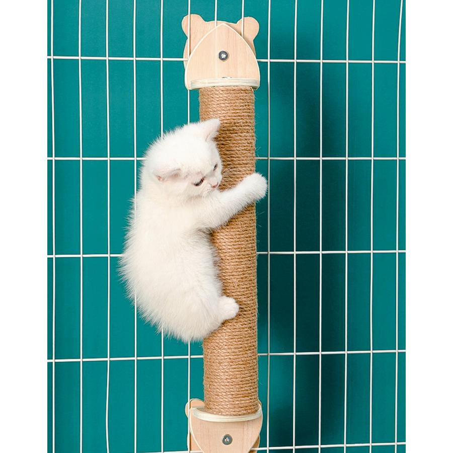 ほぼ新品猫用ゲージ爪研ぎセット Amazon.co.jp: 【猫健康管理士監修】 猫 爪研ぎ ケージ用 おもちゃ