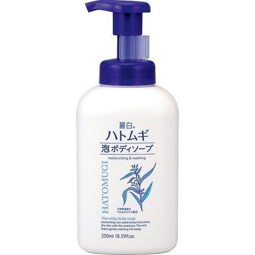 【単品18個セット】麗白 ハトムギ 泡ボディソープ 本体 熊野油脂(代引不可)【送料無料】 熊野油脂 KUMANO 麗白 ハトムギ 泡ボディソープ 本体 550ml : サンク