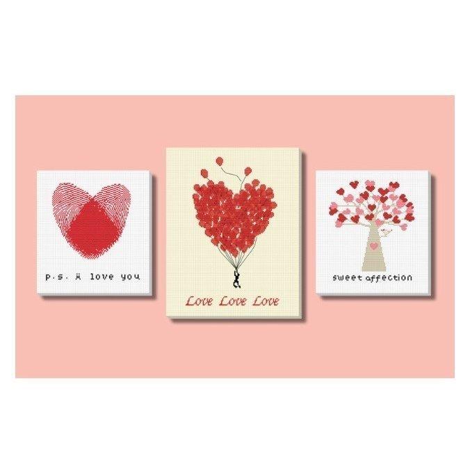 刺繍 キット クロスステッチキット ハート 愛の刻印 花 図案 図案印刷 初心者 簡単 おしゃれ 壁アート 壁装飾 部屋飾り 飾り Cxy03 Ss Cxy03 Ss Happydays 通販 Yahoo ショッピング