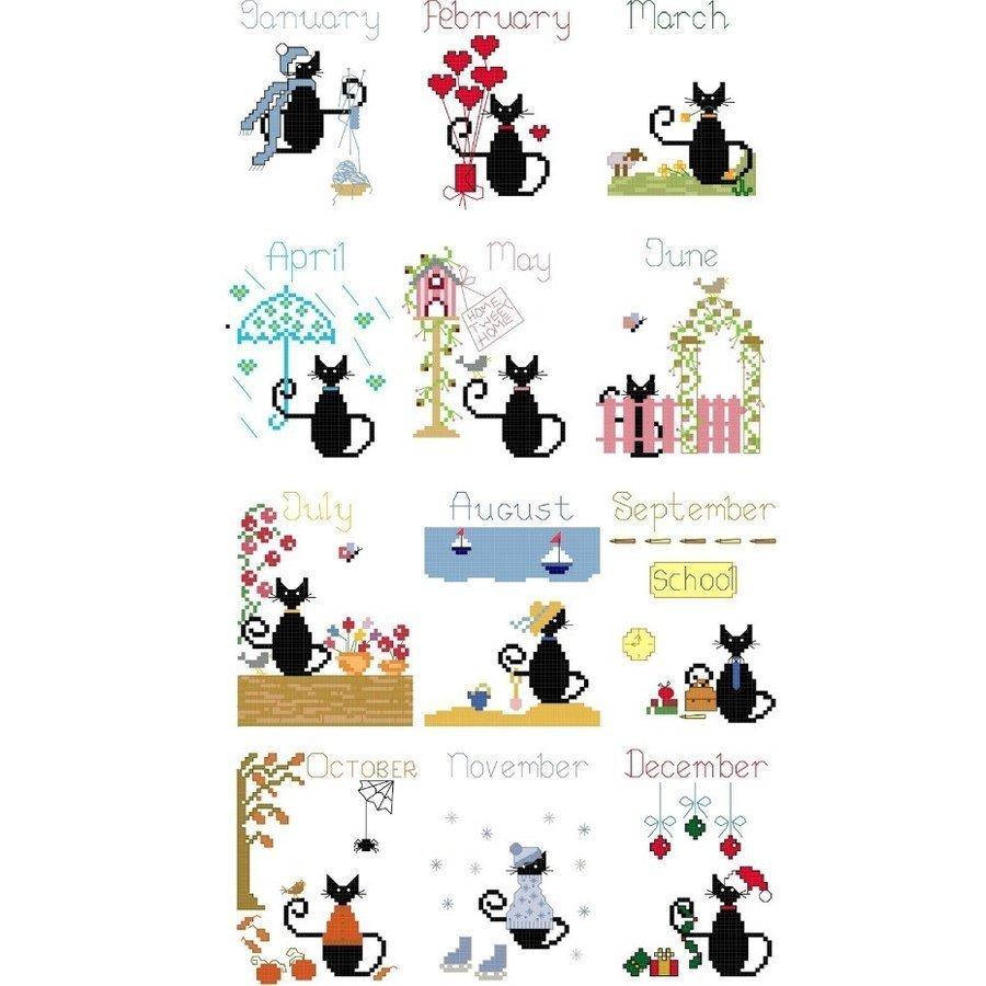 刺繍 キット クロスステッチキット 猫 ねこ 図案 図案印刷 初心者 簡単 おしゃれ かわいい 壁アート 壁装飾 部屋飾り 飾り Cxy77 Ss Cxy77 Ss Happydays 通販 Yahoo ショッピング