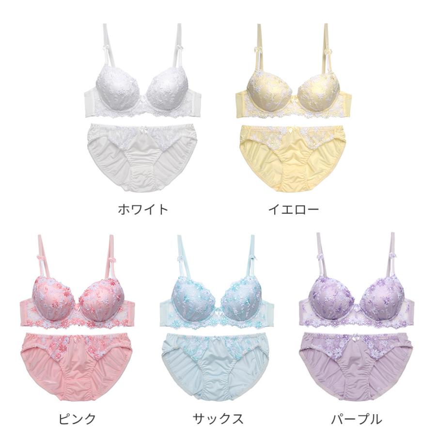 エクサブラミディブラジャー　ショーツセット　ブラジャー70D ショーツM 三恵（SANKEI） 下着女性 上下セット 40代 30代 50代 ブラジャー