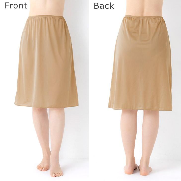 ペチコート 60cm丈 インナー レディース ドレスインナー 白 黒 ベージュ 三軒茶屋通信インナーウエア三恵 通販 Paypayモール