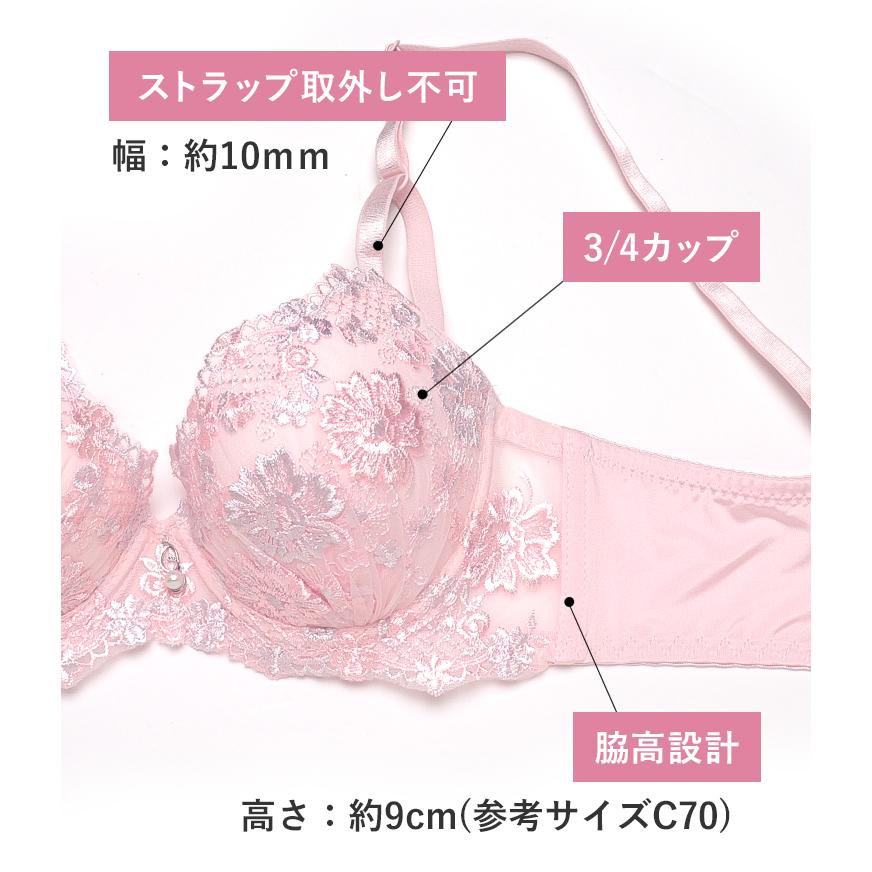 三恵（SANKEI） 下着女性 上下セット ブラジャー ショーツセット ブラ