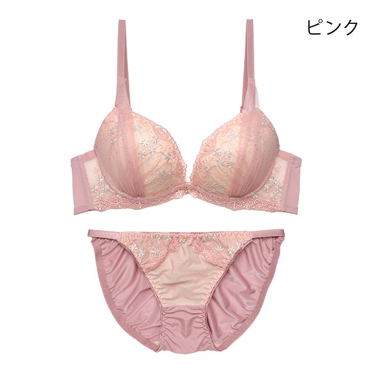 三恵（SANKEI） 下着女性 上下セット ブラジャー ショーツセット ブラ