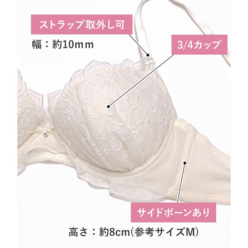 三恵（SANKEI） 下着女性 上下セット ブラジャー ショーツセット ブラ