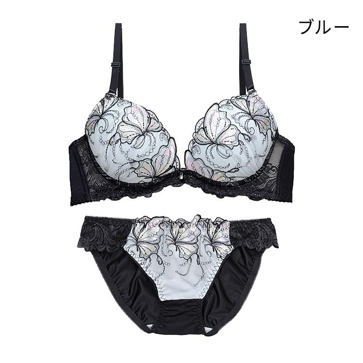三恵（SANKEI） 下着女性 上下セット ブラジャー ショーツセット ブラ