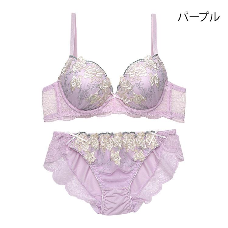 三恵（SANKEI） 下着女性 上下セット ブラジャー ショーツセット ブラ
