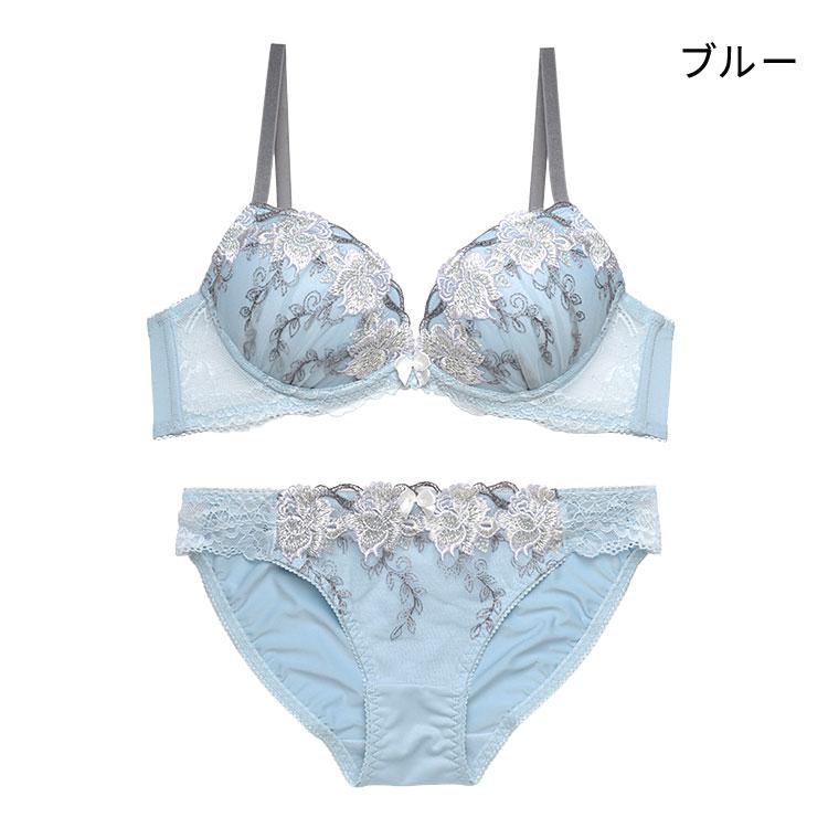 三恵（SANKEI） 下着女性 上下セット ブラジャー ショーツセット ブラ